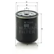 Filtre hydraulique, boîte automatique MANN-FILTER [W 712/45]