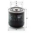 MANN-FILTER W 920/11 - Filtre à huile