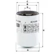 MANN-FILTER WD 10 006 - Filtre, système hydraulique de travail