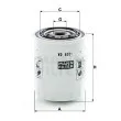 Filtre, système hydraulique de travail MANN-FILTER [WD 8001]