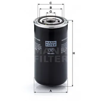 MANN-FILTER WD 950/3 - Filtre à huile