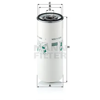 Filtre à carburant MANN-FILTER OEM 20430751