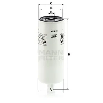 MANN-FILTER WK 12 290 - Filtre à carburant