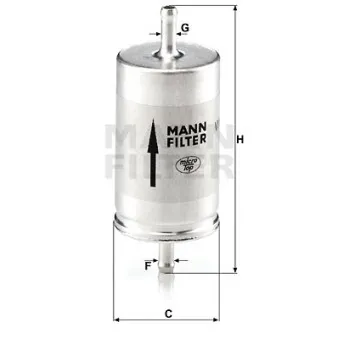 Filtre à carburant MANN-FILTER OEM V10-0339