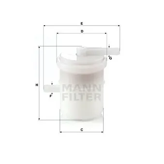Filtre à carburant MANN-FILTER OEM EFF5250.20