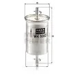 MANN-FILTER WK 5003 - Filtre à carburant