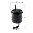 MANN-FILTER WK 614/47 - Filtre à carburant