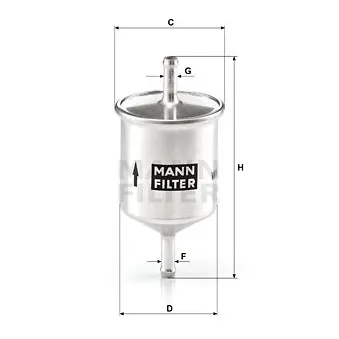 Filtre à carburant MANN-FILTER OEM EFF5199.20