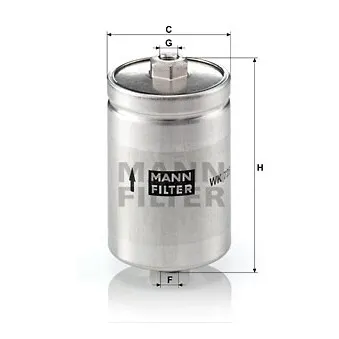 MANN-FILTER WK 725 - Filtre à carburant