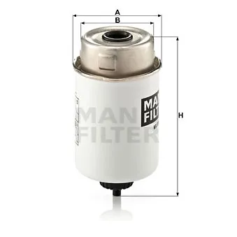 Filtre à carburant MANN-FILTER WK 8015