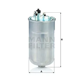 Filtre à carburant MANN-FILTER [WK 8021]