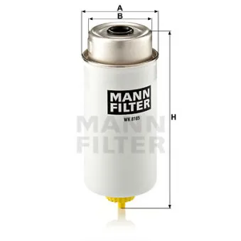 Filtre à carburant MANN-FILTER OEM 2C119176AA