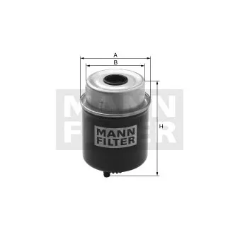Filtre à carburant MANN-FILTER WK 8117 pour JOHN DEERE Series 8000 8300 - 230cv