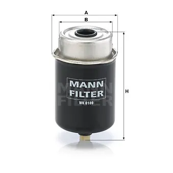 Filtre à carburant MANN-FILTER OEM 2506527 Filtre à carburant MANN-FILTER OEM 2506527