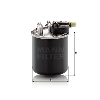 Filtre à carburant MANN-FILTER WK 820/22