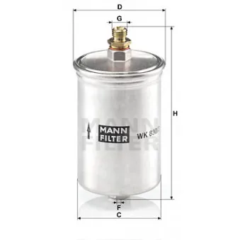 Filtre à carburant MANN-FILTER OEM V30-0810-1