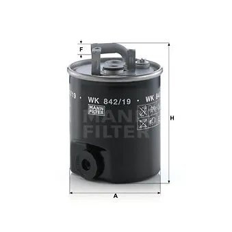 Filtre à carburant MANN-FILTER OEM 05080477AA