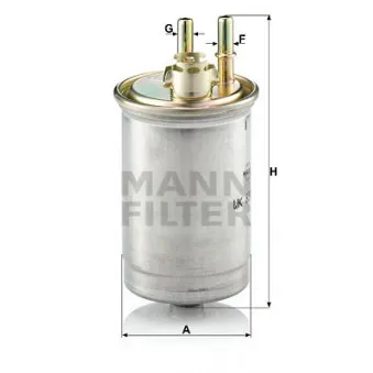 Filtre à carburant MANN-FILTER OEM 10088053