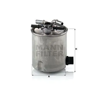Filtre à carburant MANN-FILTER OEM a120423