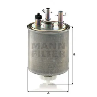 Filtre à carburant MANN-FILTER WK 9022