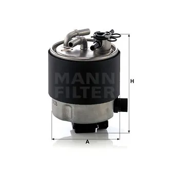 Filtre à carburant MANN-FILTER OEM 5015