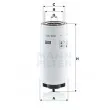 Filtre à carburant MANN-FILTER [WK 9052 x]