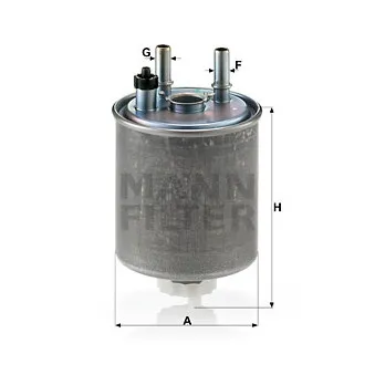 Filtre à carburant MANN-FILTER OEM 180025310