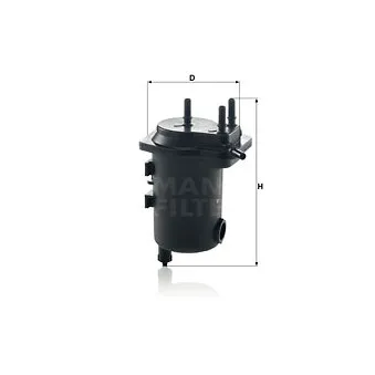 Filtre à carburant MANN-FILTER OEM 164004298R