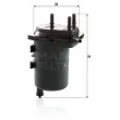 MANN-FILTER WK 939/5 - Filtre à carburant