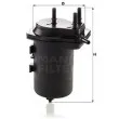 MANN-FILTER WK 939/7 - Filtre à carburant