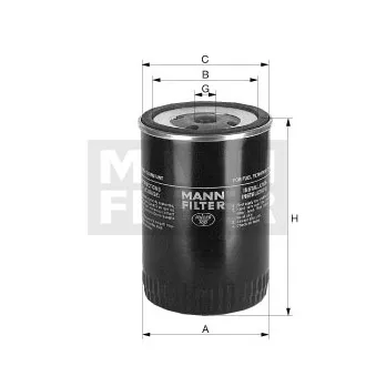 Filtre à carburant MANN-FILTER OEM 1273010051