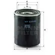 Filtre à huile MANN-FILTER [WP 928/80]