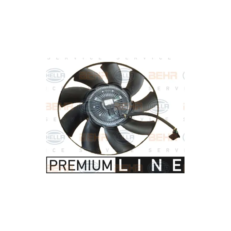 Ventilateur, refroidissement du moteur BEHR HELLA SERVICE 8MV 376 758-311 - Visuel 2