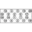 PAYEN HBS216 - Jeu de boulons de culasse de cylindre