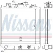 Radiateur, refroidissement du moteur NISSENS [61757]