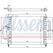 Radiateur, refroidissement du moteur NISSENS [617843]