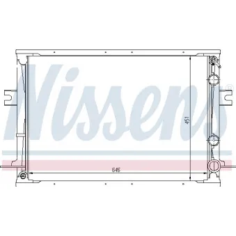 NISSENS 62310 - Radiateur, refroidissement du moteur