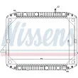 Radiateur, refroidissement du moteur NISSENS [62622]