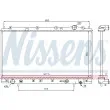 NISSENS 62866 - Radiateur, refroidissement du moteur