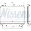 NISSENS 628985 - Radiateur, refroidissement du moteur