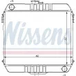 Radiateur, refroidissement du moteur NISSENS [63200]