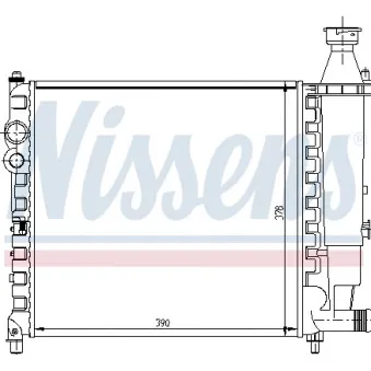 NISSENS 63411 - Radiateur, refroidissement du moteur