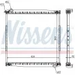 Radiateur, refroidissement du moteur NISSENS [640690]