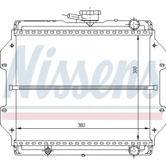 NISSENS 64082 - Radiateur, refroidissement du moteur