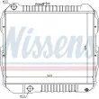 Radiateur, refroidissement du moteur NISSENS [64614]