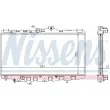 Radiateur, refroidissement du moteur NISSENS [64792]