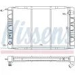 Radiateur, refroidissement du moteur NISSENS [65610]
