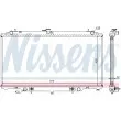 NISSENS 67354A - Radiateur, refroidissement du moteur