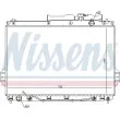 NISSENS 675009 - Radiateur, refroidissement du moteur