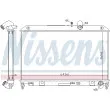 Radiateur, refroidissement du moteur NISSENS [68540]